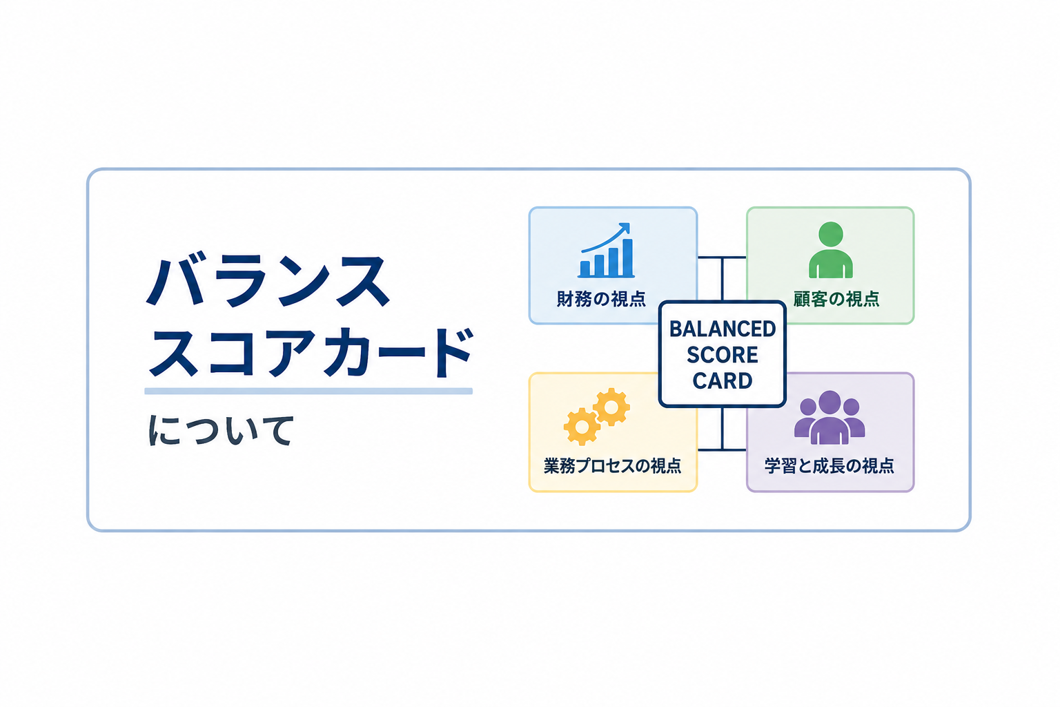 バランススコアカードとは？初心者向けに画像多めで解説！