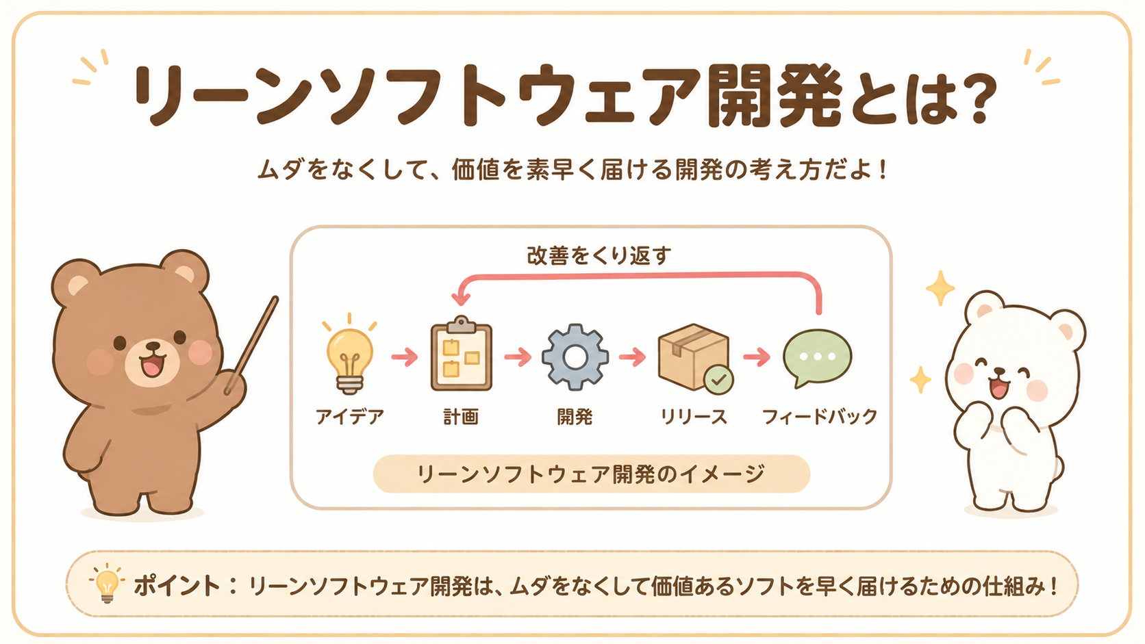 リーンソフトウェア開発とは？7つの原則やアジャイルとの違いをわかりやすく解説