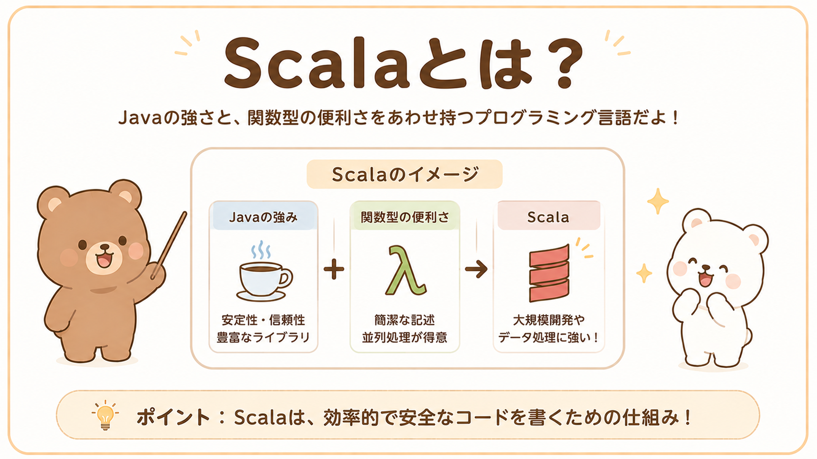 Scalaとは？特徴・メリット・デメリットを初心者向けにわかりやすく解説